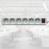 Stekkerdoos BRASQ 6 voudig 3 meter wit - afbeelding 9