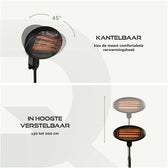 Terrasverwarmer BRASQ staand elektrisch - afbeelding 6