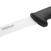 Broodmes Hygiplas 205 mm zwart - afbeelding 2