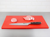 Snijplank Hygiplas LDPE 450x300x10 mm rood - afbeelding 2