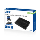 Laptopstandaard ventilator hoogte verstelb 4-p hub - afbeelding 2