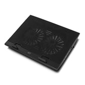 Laptopstandaard ventilator hoogte verstelb 4-p hub - afbeelding 8
