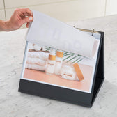Tafelflipover Rillstab A4 liggend zwart 10 tassen - afbeelding 4