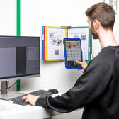 Zichtpanelensysteem wand Tarifold metaal A4 ass - afbeelding 6