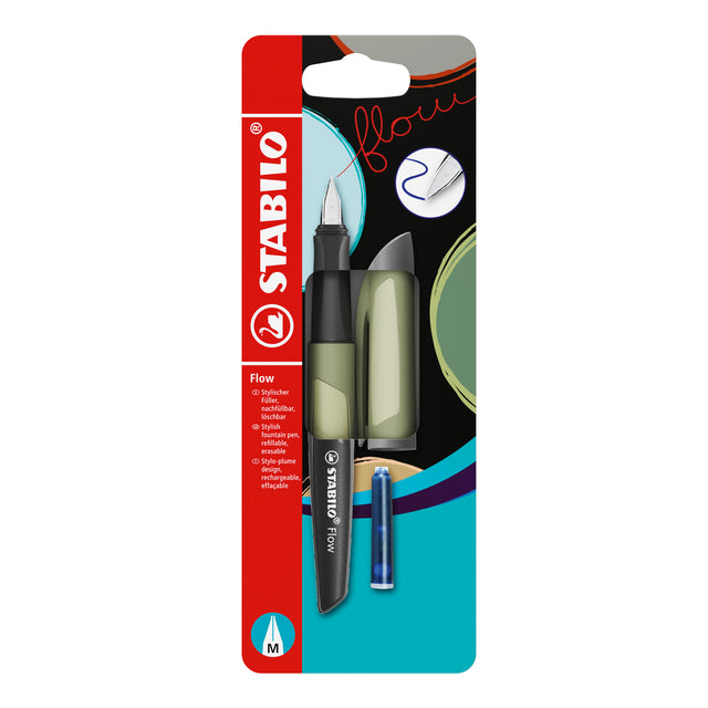 Vulpen STABILO Flow blister M khaki