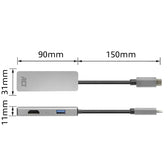 Adapter ACT USB-C 4K multiport 2 HDMI monitoren - afbeelding 8