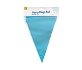 Party Flag Foil Baby Blue - afbeelding 2