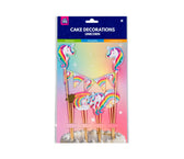 Cake decoratie Unicorn 9 stuks - afbeelding 2