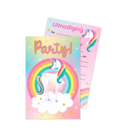 Uitnodigingskaarten Unicorn - afbeelding 4