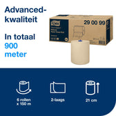 Handdoekrol Tork H1 Advanced 2laags 150m naturel - afbeelding 8