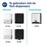 Handdoekrol Tork H1 Advanced 2laags 150m naturel - afbeelding 9