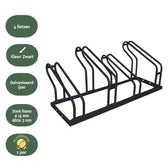 Fietsenrek BRASQ 4 fietsen BS400 zwart - afbeelding 5