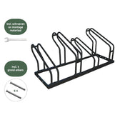 Fietsenrek BRASQ 4 fietsen BS400 zwart - afbeelding 6