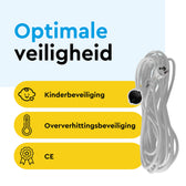 Verlengkabel BRASQ 20m wit - afbeelding 6