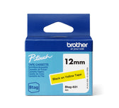 Labeltape Brother Ptouch Btag631 12mm geel