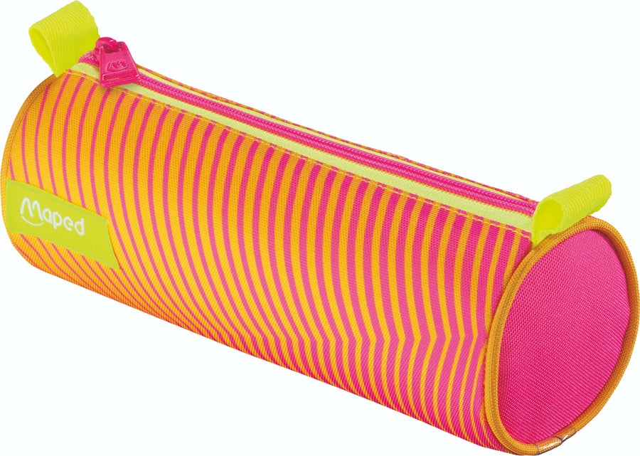 Etui Maped Neon rond oranje roze