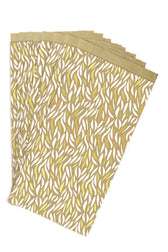 Cadeauzak Clairefontaine 12x24x4.5 kraft golf 50st
