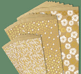 Cadeauzak Clairefontaine 12x24x4.5 kraft golf 50st - afbeelding 3