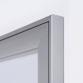 Vitrinebord Quantore luxe 8x A4 B1 gecert zilver - afbeelding 5
