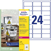 Etiket Avery Zweckform L4773-100 63.5x33.9 2400st - afbeelding 4