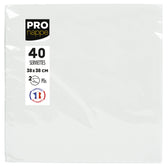 Servet Pronappe 380x380mm 40 vel wit