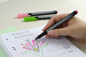 Fineliner Pentel Pointliner S40-B fijn rood - afbeelding 6