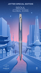 Balpen Parker Jotter Seoul CT M blauw - afbeelding 3