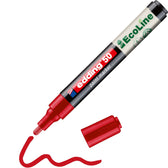Paintmarker edding 50 Eco waterbasis 2-3mm rood - afbeelding 8