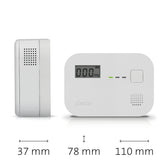 Koolmonoxidemelder Alecto 10 jaar sensor wit - afbeelding 5