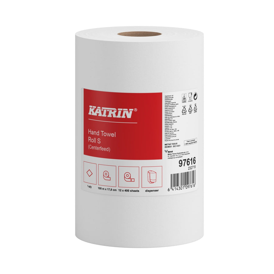 Poetspapier Katrin Plus klein 1laags 400 vel wit