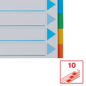 Tabbladen Esselte Stand A4 10dlg karton 11r ass - afbeelding 4