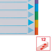 Tabbladen Esselte Stand A4 12dlg karton 11r ass - afbeelding 4