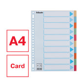 Tabbladen Esselte premium A4 10dlg karton 23r ass - afbeelding 6