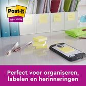 Memoblok Post-it 6920 Super Sticky 76x76mm geel - afbeelding 6