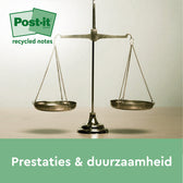 Memoblok Post-it 655-1B recycled 76x127mm geel - afbeelding 8