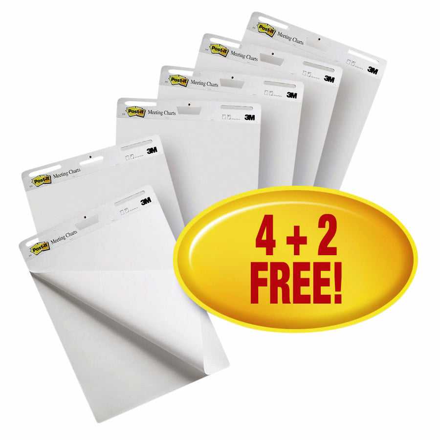 Meeting chart Post-it 559 Super Sticky 63.5cm 4+2