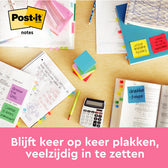 Memoblok Post-it 654 76x76mm neon groen - afbeelding 7