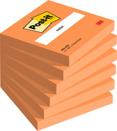 Memoblok Post-it 654 76x76mm oranje - afbeelding 3