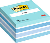 Memoblok Post-it 2028 76x76mm kubus pastel blauw - afbeelding 3
