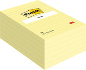 Memoblok Post-it 660 lijn 102x152mm canary yellow - afbeelding 3