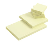 Memoblok Quantore 76x76mm geel