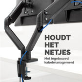 Monitorarm Fellowes Platinum Series dubbel hor - afbeelding 7