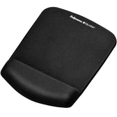 Muismatpolssteun Fellowes Plush Touch zwart