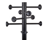 Kapstok MAUL Grando stnd 175cm 16 haken zw RAL9004 - afbeelding 2