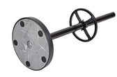 Kapstok MAUL Grando stnd 175cm 16 haken zw RAL9004 - afbeelding 5