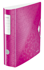 Ordner Leitz WOW active 180° 80mm PP A4 roze - afbeelding 2