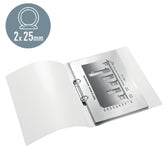 Ringband Leitz WOW A4 2-rings O-mech 25mm PP groen - afbeelding 3