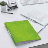 Ringband Leitz WOW A4 2-rings O-mech 25mm PP groen - afbeelding 6