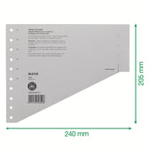 SCHEIDINGSBLADEN LEITZ 1651 KARTON A4 200GR GRIJS - afbeelding 2