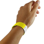 Polsband Combicraft Tyvek geel 100st - afbeelding 3